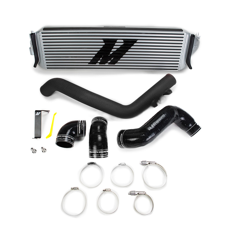 Mishimoto — Mishimoto 2017+ Honda Civic Type R Performance Intercooler Kit - Silver Core Black Piping - view 4